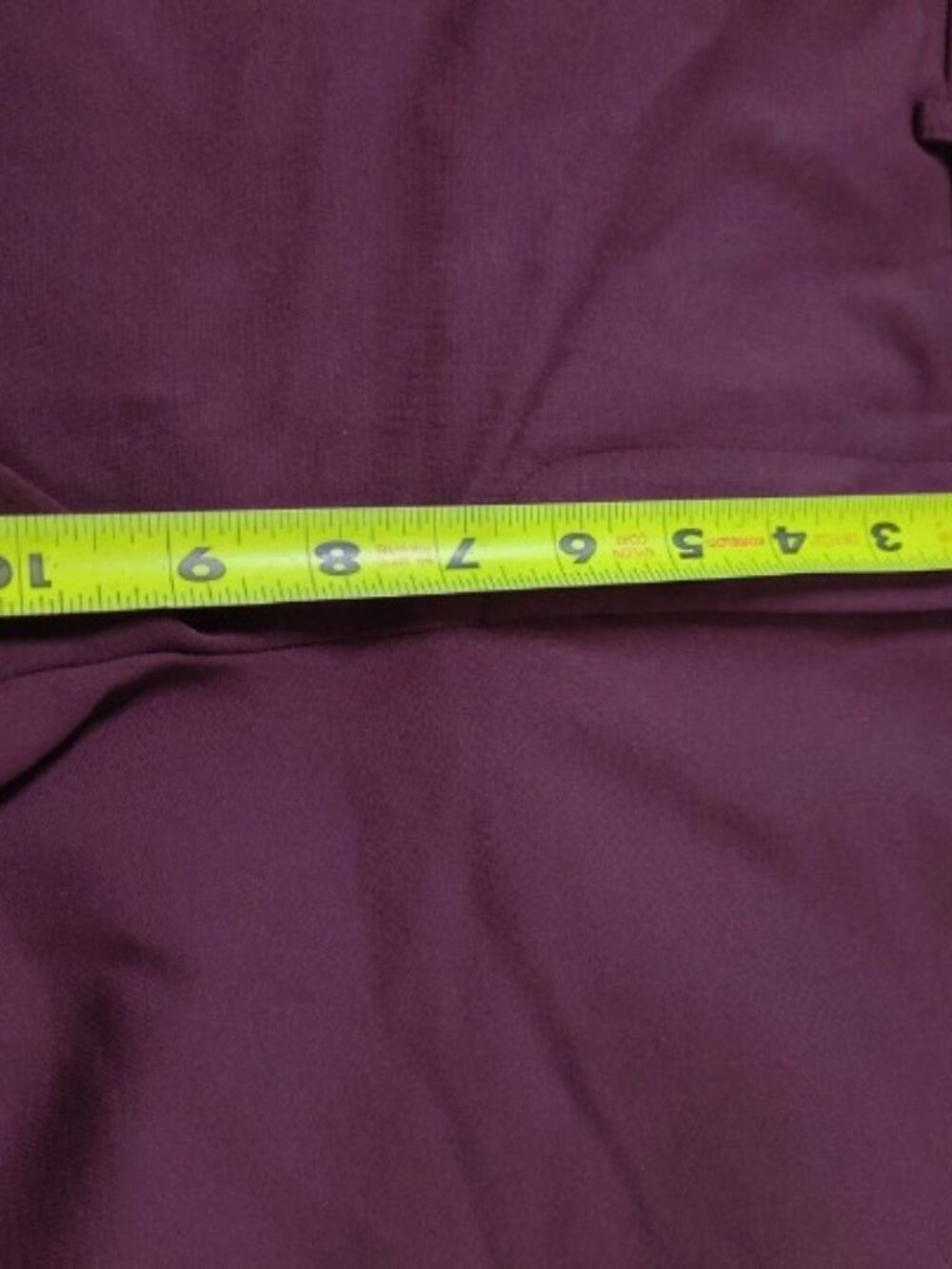 NWT Liz Claiborne Emma Purple Ankle Pants Size 12 Slim Tapered Stretch Zip - Picture 10 of 14